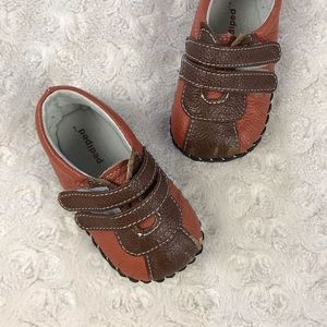 Pediped Baby Boy Shoes Sneakers Brown 0-6 Months